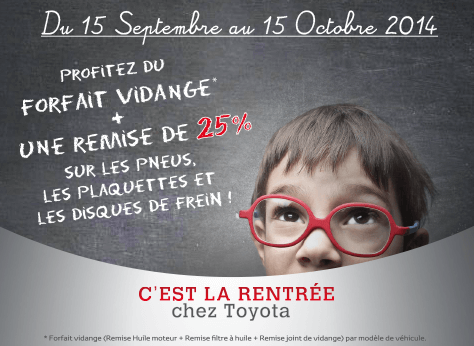 Chouchouter votre Toyota à petit prix